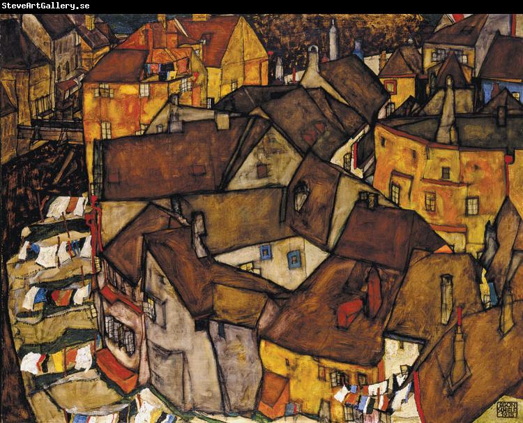 Egon Schiele Krumau Town Crescent I(The Small City V) (mk12)